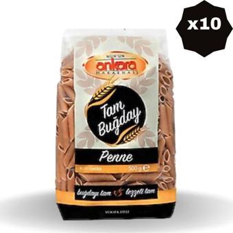 Nuh'Un Ankara Tam Buğday Kalem Makarna 350 Gr X 10 Adet