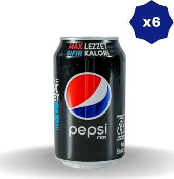 Pepsi Max 330 Ml X 6 Adet