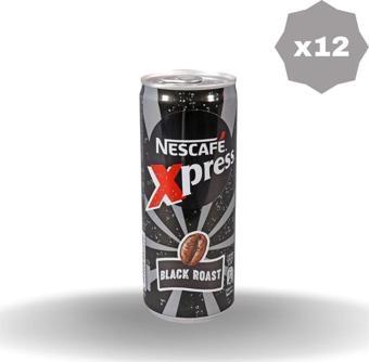 Nescafe Xpress Black Soğuk Kahve 250 Ml X 12 Adet