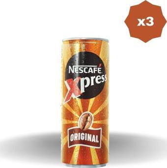 Nescafe Xpress Sütlü Soğuk Kahve 250 Ml X 3 Adet