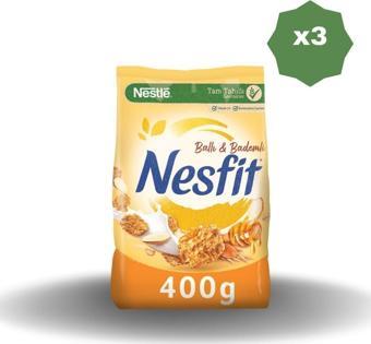 Nestle Nesfit Ballı Bademli 400 Gr X 6 Adet