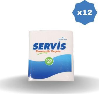 Servis Peçete 100'Lü X 12 Adet