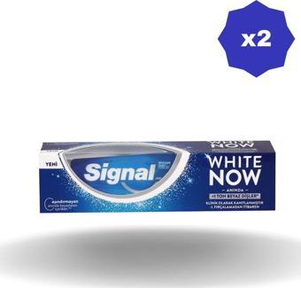 Signal Anında Beyazlık Diş Macunu 75 Ml X 2 Adet