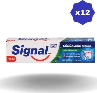 Signal Beyaz Güç Nane Diş Macunu 100 Ml X 12 Adet