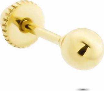Glorria Altın Top Helix Piercing