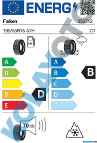 Falken Eurowinter HS02 195/55R16 87H (Kış) (2023)