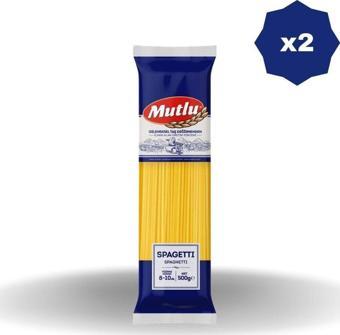 Mutlu Spagetti Makarna 500 Gr X 2 Adet