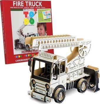 Todo Fire Truck 3D Boyanabilir Maket Ft6004