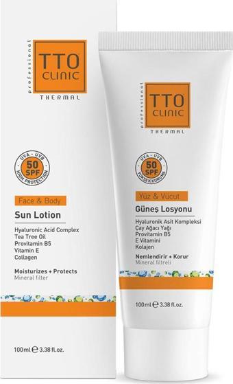 TTO CLINIC GÜNEŞ LOSYONU 100 ML