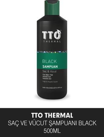 TTO SAÇ & VÜCUT ŞAMPUANI BLACK 400+100 ML