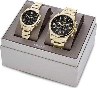Fossil FBQ2400SET Kadın Kol Saati ve Erkek Kol Saati