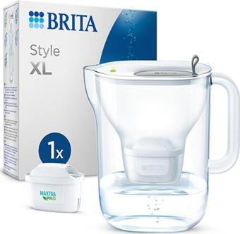 Brita Style XL Maxtra Pro All-In-1 Filtreli Su Arıtma Sürahisi - Gri