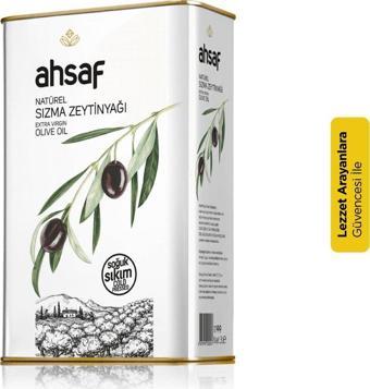 Ahsaf Soğuk Sıkım Zeytinyağı (Sızma) 3 lt