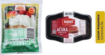 Kahvaltıya Tat Veren Paket (Haki Acuka 180gr + Koop Süt Hellim 250gr)