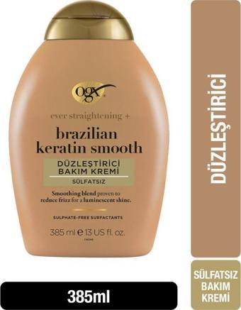 Ogx Düzleştirici Brazilian Keratin Smooth Sülfatsız Bakım Kremi 385 ml