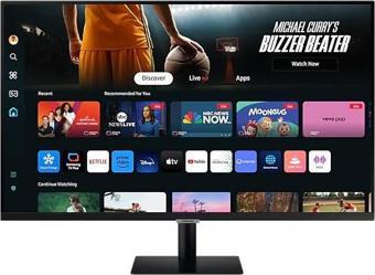 SAMSUNG M7 LS32DM702UUXUF 32" 4Ms 60Hz 4K UHD HDR10 SMART SİYAH MONİTÖR