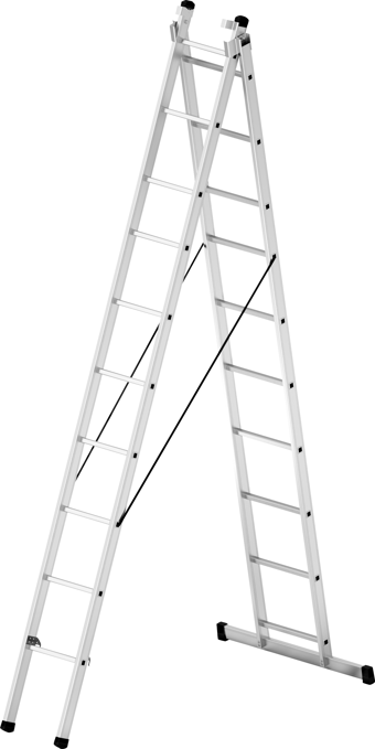 Narvon 2X3 (6 M) A Tipi Sürgülü Alüminyum Merdiven