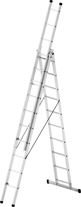 Narvon 3X3 (9 M) A Tipi Sürgülü Alüminyum Merdiven