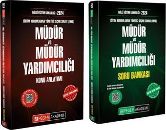 Pegem Yayınları 2024 EKYS Müdür ve Müdür Yardımcılığı Konu ve Soru Seti 2 Kitap - Pegem Akademi Yayıncılık