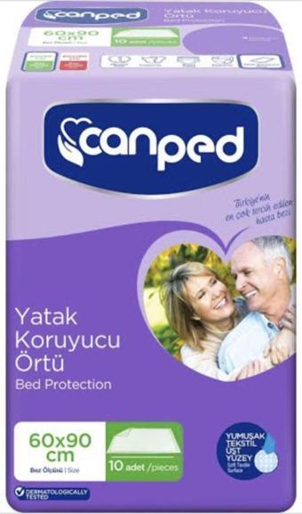 Canped Yatak Koruyucu Örtü 60cm x 90cm 10 'lu