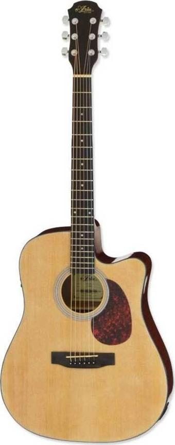 Aria ADW-01CE N Cutaway Elektro Akustik Gitar