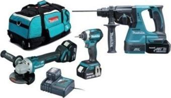 Makita Dlx3070tx 18v 5.0ah Akülü 3'lü Kombine Set