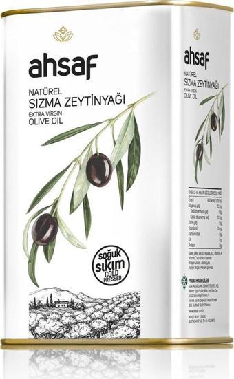 Ahsaf Soğuk Sıkım Zeytinyağı (Sızma) 1 lt