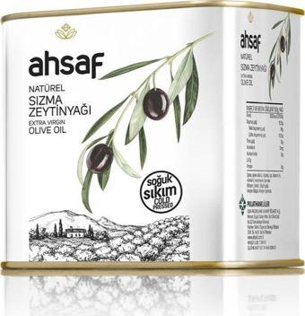 Ahsaf Soğuk Sıkım Zeytinyağı (Sızma) 500 Ml