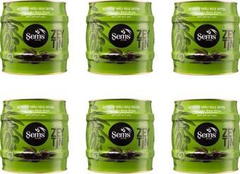 Şems Siyah Zeytin 351-380 Kalibre 2000gr 6'lı