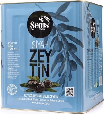 Şems Siyah Zeytin Yağlı Sele 261-290 Kalibre İri Zeytin 10 KG