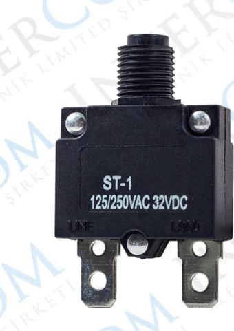 ST SERİSİ TERMİK RESETLİ 125/250VAC 32 VOLT DC 40 AMPER SİGORTA (IC-271S)