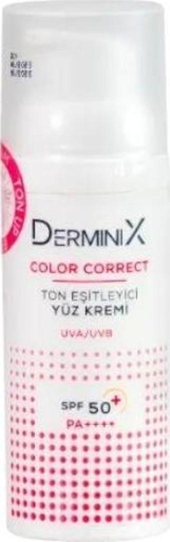 Derminix Ton Eşitleyici Spf 50 Yüz Kremi 50 ml