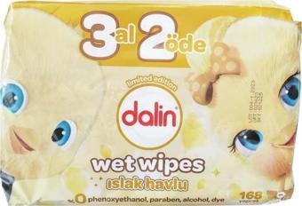 Dalin Islak Havlu Mendil 56 Yaprak x 3 Lü