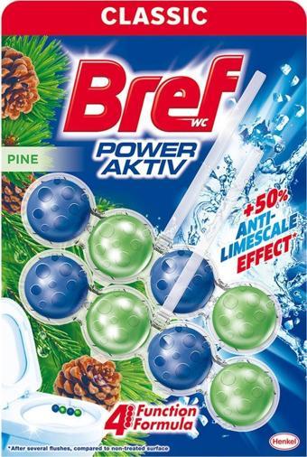 Bref Power Aktiv Klozet Blok 2'li Çam Kokulu Temizleyici