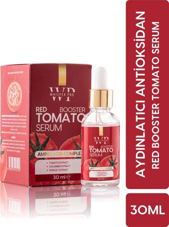 Whisper Pro Red Booster Tomato Serum 30 ml - Likopen İçerikli Aydınlatıcı Antioksidan Domates Serumu