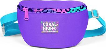 Coral High Mor Leopar Desenli Bel Çantası 11540