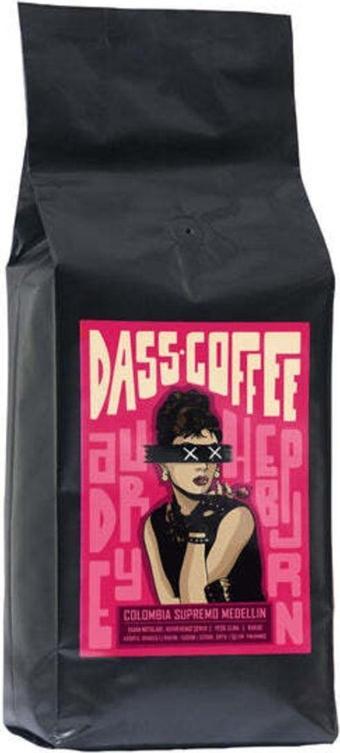 Dass Coffee Kolombiya Medellin Çekirdek Kahve 1Kg - Öğütülmemiş