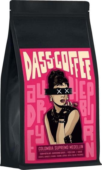 Dass Coffee Kolombiya Medellin Filtre Kahve 250Gr - French Press Öğütüm