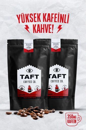 Taft Coffee Co. 2'Li Taft Yüksek Kafeinli Çekirdek Kahve 250Gr.