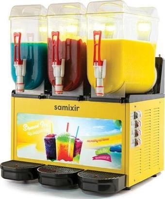 SAMIXIR Slush Tiple  Allure Meyve Suyu Dispenseri 12 L + 12 L + 12 L SLUSH36.YA