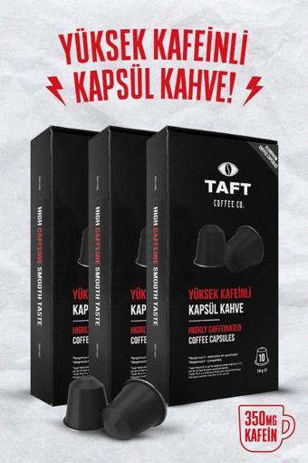 Taft Coffee Co. Taft Yüksek Kafeinli Kapsül Kahve - 30'Lu - Alüminyum