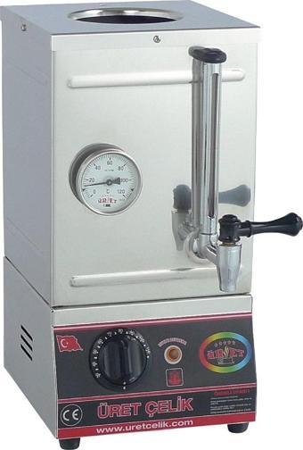 Üret Çelik 15’lik Pleytsiz Kahveci Kazanı - 12 Litre KP 1