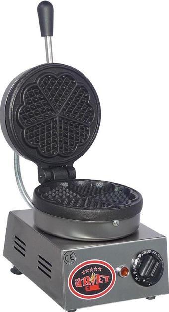 Üret Çelik Eko Papatya Waffle Makinesi - 19 Cm WF 3