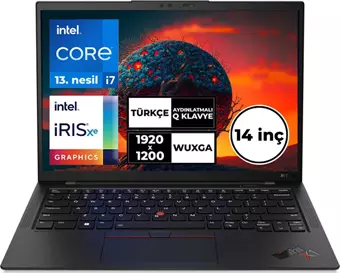 Lenovo ThinkPad X1 Carbon i7-1355U 16 GB 2 TB SSD 14" WUXGA Touch Windows 11 Pro 21HNSB7FX9 HMF3