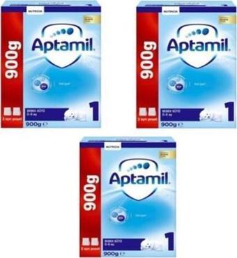 Aptamil 1 Bebek Sütü 0-6 Ay 900 gr 3'lü Paket