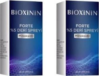 Bioxinin Forte Minoksidil %5 Deri Spreyi 60 ml 2'li Ürün