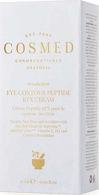 Cosmed Revolution Eye Contour Peptide Btx Cream 15 ml