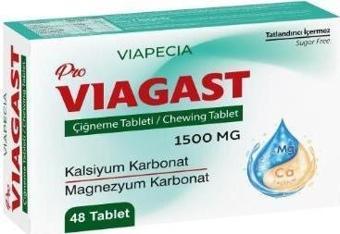 Viapecia Pro Viagast Çiğneme Tableti 48 Adet