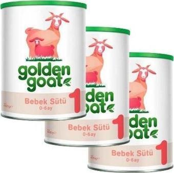 Golden Goat 1 Keçi Sütü Bazlı Bebek Sütü 400 gr 3'lü Paket