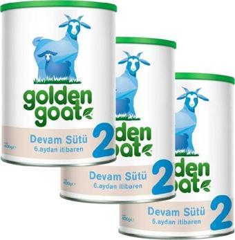 Golden Goat 2 Keçi Sütü Bazlı Bebek Sütü 400 gr 3'lü Paket